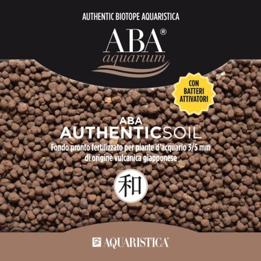 Aquaristica ABA FondoPronto Authentic Soil 2,5 L- substrato fertile di origine vulcanica per acqua dolce