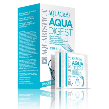 Aquaristica AquaDigest 2 Bustine - Attivatore Batterico per Acqua Dolce e Marina