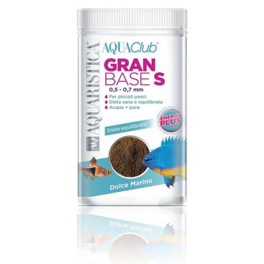 Aquaristica GranBase - mangime completo in granuli per pesci marini e d'acqua dolce