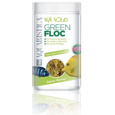 Aquaristica GreenFloc - mangime vegetale in fiocchi per pesci marini e d'acqua dolce