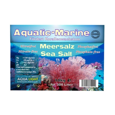 AquariumLine Import Aquatic Marine Meer Saltz 10kg per 300 L