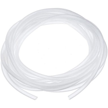 Tubo in Silicone colore bianco - diametro 4/6mm 1mt