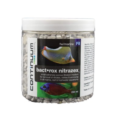 Continuum Aquatics Bact Rox Nitrazex 250ml - materiale biologico per la rimozione dei nitrati