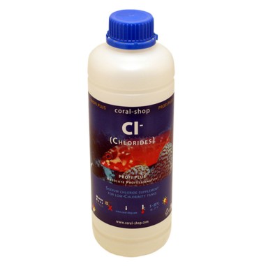 Coral Shop Profi Plus Cl- 1 litro - integratore di Cloruri per acquari di barriera