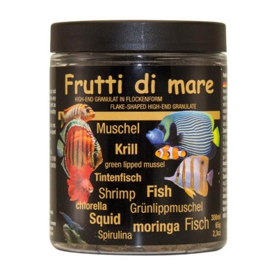 Discusfood Frutti di Mare 300ml/65gr - fioccato a base di granulato estruso per acqua dolce e marina