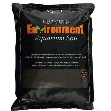 Environment Aquarium Soil - substrato ideale per piante, gamberetti e pesci tropicali