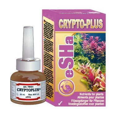 Esha CRYPTOPLUS 20ml per 800 litri (Fertilizzante indicato per Piante Rosse d'Acqua Dolce)