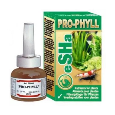 Esha Pro-Phyll - Fertilizzante Base per Piante d'Acqua Dolce - 20ml per 2000 litri