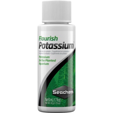 Seachem Flourish Potassium - Integratore di Potassio per Acquari d'acqua Dolce con Piante