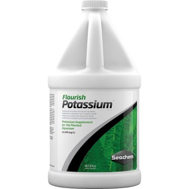 Seachem Flourish Potassium - Integratore di Potassio per Acquari d'acqua Dolce con Piante