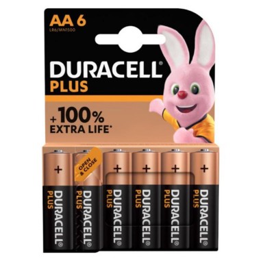 Duracell Plus AA Stilo Confezione da 8 Pile - LR6/MN1500