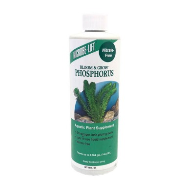 MICROBE-LIFT Bloom & Grow Phosphorus (Fresh Water) 473ml (16 FL. OZ.) per 14300 Litri Circa - Integratore di Fosforo