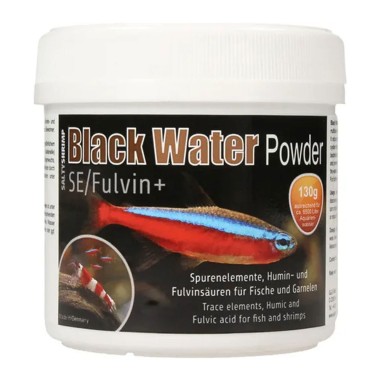 SaltyShrimp Black Water Powder SE/Fulvin+ - miscela di oligoelementi e acidi umici e fulvici