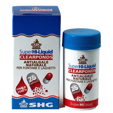 SHG Clearponds confezione da 25 Capsule - Chiarificatore per Laghetto