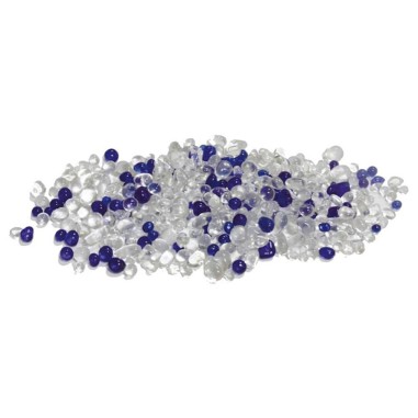 Wave Crystal Sand Bianca/Blu 400gr - materiale decorativo per acquari D'acqua Dolce