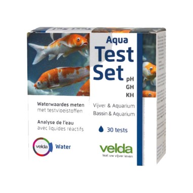 Velda Aqua Test Set - test a reagente per la misurazione di pH,GH,KH in acquari e laghetti