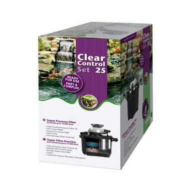 Velda Clear Control Set - filtro pressurizzato con pompa e UV-C integrato per laghetti