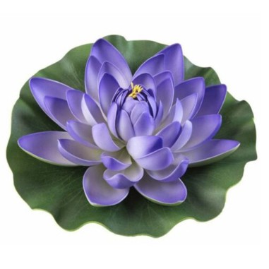 Velda Floating Lotus Foam Purple Ø20cm - decorazione sintetica galleggiante per laghetti