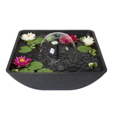 Velda Fountain Pond Square cm75x75x35 - minilaghetto decorativo con fontana