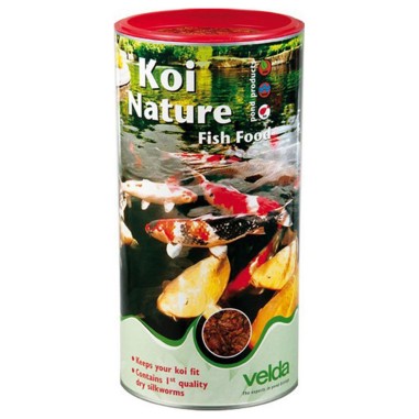 Velda Koi Nature Fish Food - bachi da seta 100% naturali per tutte le carpe Koi