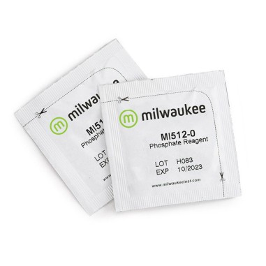 Milwaukee Reagenti in Bustina Test Fosfati Scala Scala Bassa 0.00 a 2.50 mg/l per Fotometro MW12 ( 25 Bustine)