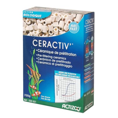 Zolux Ceractiv 1000ml/700gr - cannolicchi ceramici per filtraggio biomeccanico