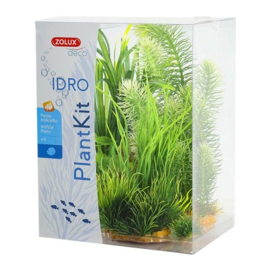 Zolux Deco Plantkit Idro mod.3 - set di 6 piante sintetiche