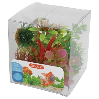 Zolux Decor Plant Box 6pz kit 1 - mix di 6 piante artificiali