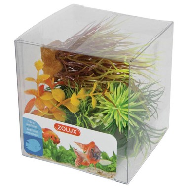 Zolux Decor Plant Box 6pz kit 3 - mix di 6 piante artificiali