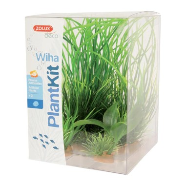 Zolux Decor PlantKit Wiha mod.1 - set di piante decorative artificiali