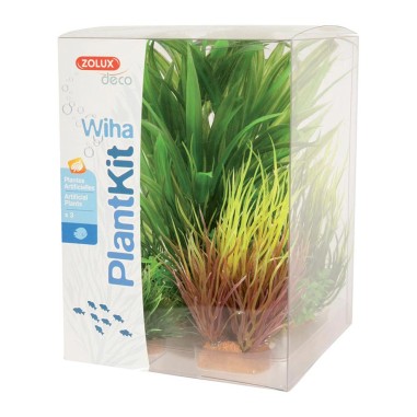 Zolux Decor PlantKit Wiha mod.2 - set di piante decorative artificiali