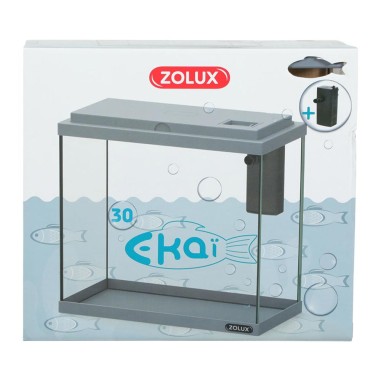 Zolux Ekai 30 12L - acquario cm30x15x26,5h completo di filtro interno