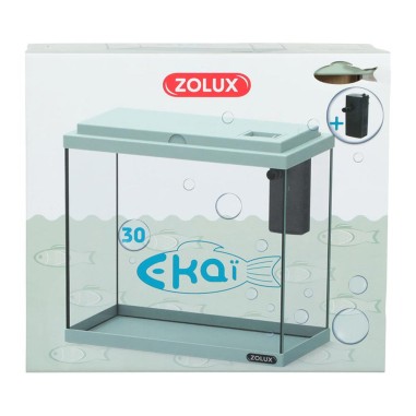 Zolux Ekai 30 12L - acquario cm30x15x26,5h completo di filtro interno