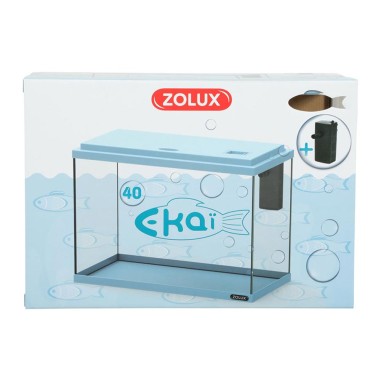 Zolux Ekai 40 24L - acquario cm40x20x28h completo di filtro interno