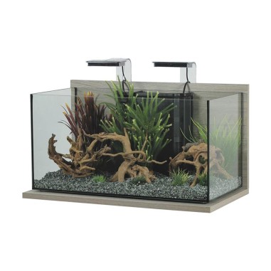 Zolux Idro 60 - acquario 60L cm63x35x41,5h con filtro interno e plafoniera LED