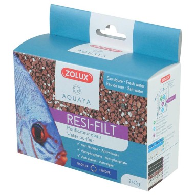 Zolux Resifilt Cleanwater 500ml/240gr - purificatore d' acqua con azione antialghe