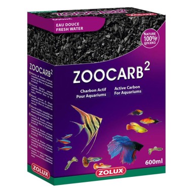 Zolux ZooCarb2 600ml - Carbone Attivo per Acqua Dolce