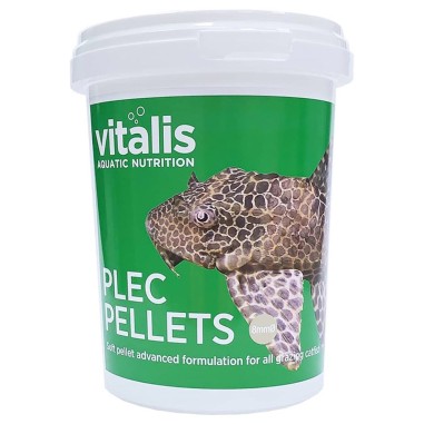 Vitalis Plec Pellets M 8mm 300gr - mangime in pellet per Loricaridi