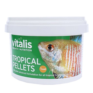 Vitalis Tropical Pellets XS 1mm 70gr - mangime in pellet per pesci d'acqua dolce