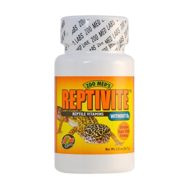 Zoomed Reptivite senza vitamina D3 56,7 g - vitamine per rettili senza D3