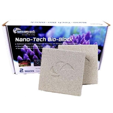 Maxspect Nano-Tech Bio-Block 2 pezzi da 10x10x2,5cm - supporto biolo