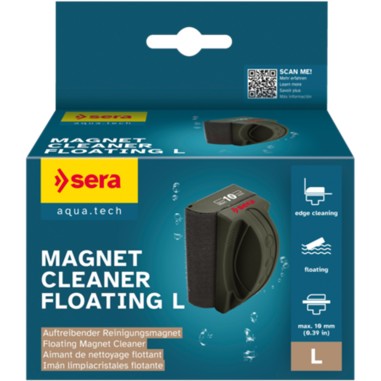 Sera Magnet Cleaner Floating L - spazzola magnetica per vetri fino a 10mm