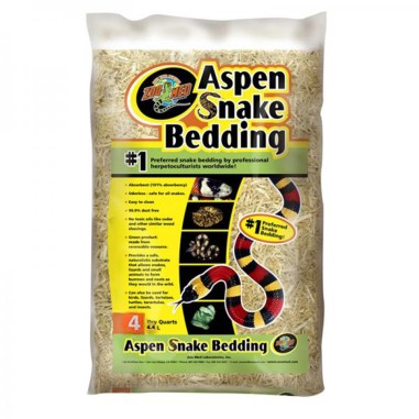 Zoomed Aspen Snake Bedding 8,8 litri - lettiera per rettili in pioppo