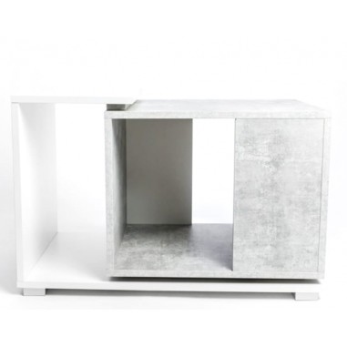 Diversa Cabinet Duo Grey White cm90x60x50h - supporto double face per High Terrarium