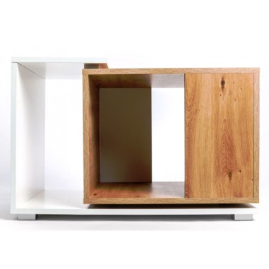 Diversa Cabinet Duo Forest White cm80x50x50h - supporto double face per High Terrarium