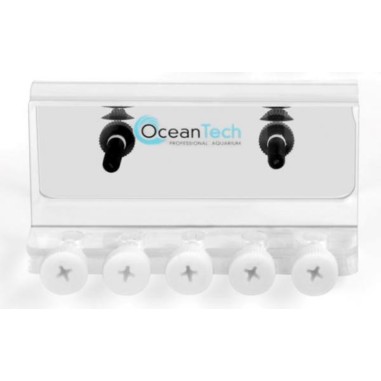 OceanTech Dosing Pipe Clamp 5 postazioni - supporto per tubi di pompe dosometriche