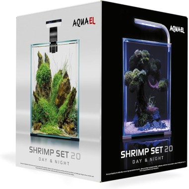 Aquael Shrimp Set Smart Day&Night 19 litri cm25x25x30h