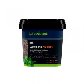 Dennerle Nano Deponit Mix Black Professional 1kg - fondo fertile per 20 litri