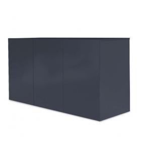 Amtra Supporto per Alux 330 grigio cm120x50x83h