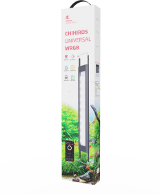 Chihiros Universal WRGB 1200 - Plafoniera 91w con App per acquari d' acqua dolce da 115-125cm